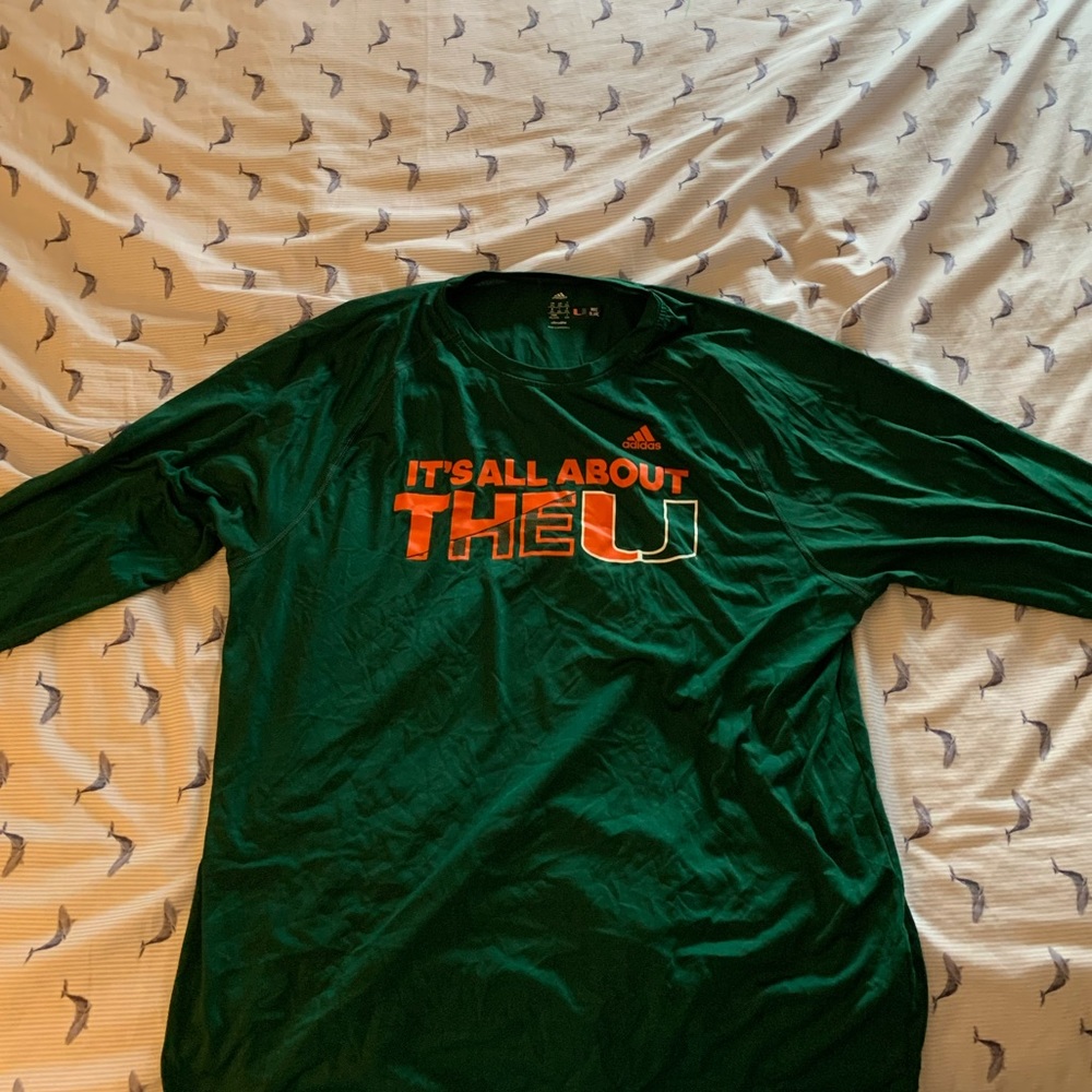 University of Miami Green Longsleeve